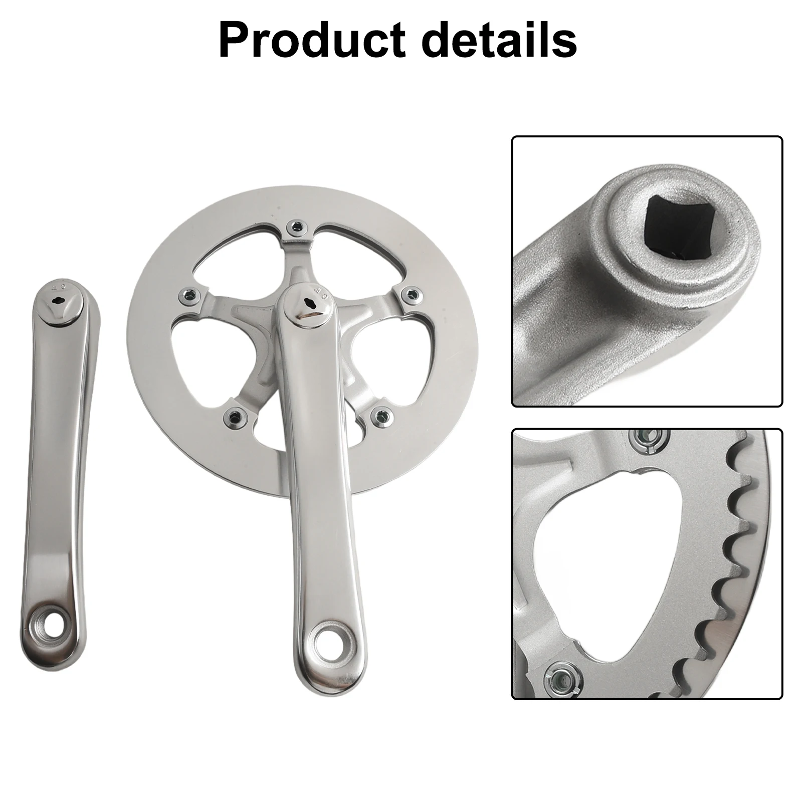 

Parts Crankset Ultralight Accessories Folding Bicycle MTB Parts Repair Replacement Spare Long Lasting Brand New