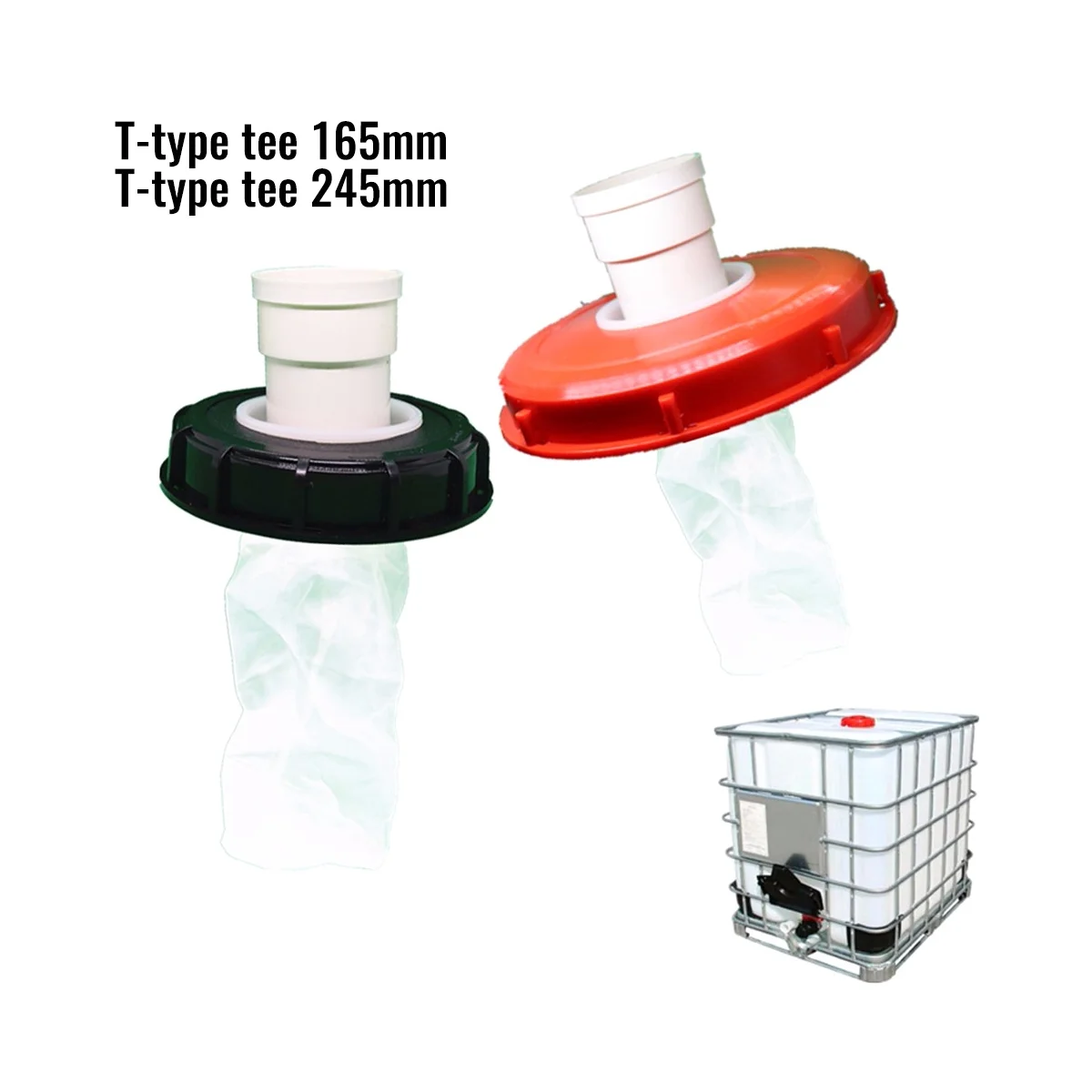ナイロンタンクフィルター,dn75バレル用,庭用,165mm