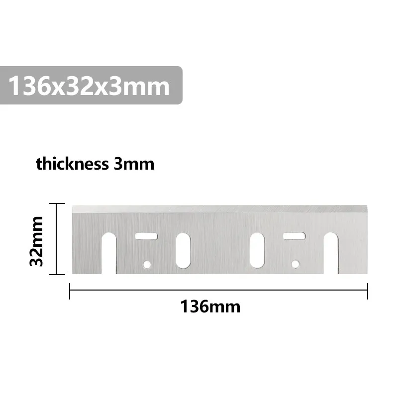 CMCP 2 шт. Электрический строгальный нож для Рубанок Makita 1804N 1805N лезвие для обработки древесины 136x32x3 мм x 32x3 мм