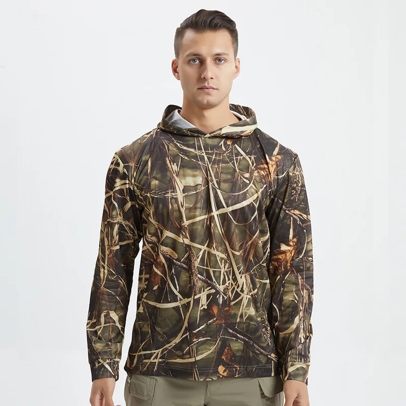 Sudadera táctica camuflaje biónico protección solar secado rápido - imagen 3