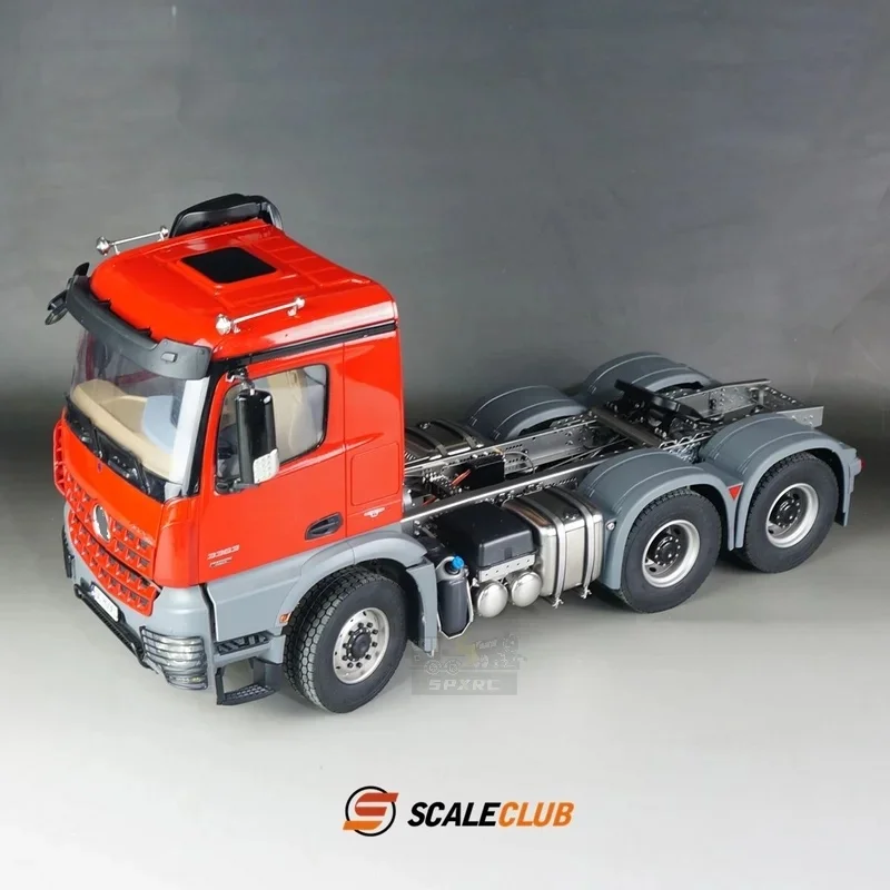 Scaleclub Model  1/14 For Mercedes-Benz 3363 Upgrade 6X6 6X4 All-metal Chassis   For Tamiya  RC Trailer Tipper Car Diy Parts