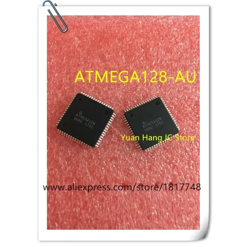 

10PCS/LOT ATMEGA128-16AU ATMEGA128 TQFP-64 microcontroller