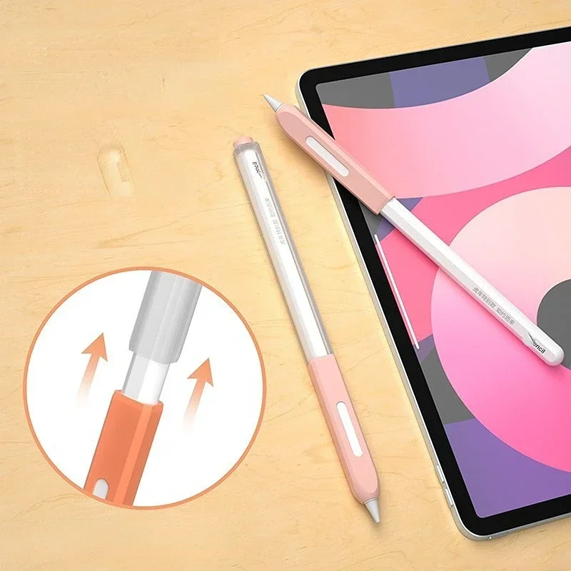 For Apple Pencil Pro Case Stylus Pen Cases For Apple Pencil 2 2nd Gen Cover Soft Silicone Coque For iPad Pencil Pro Sleeve Capa