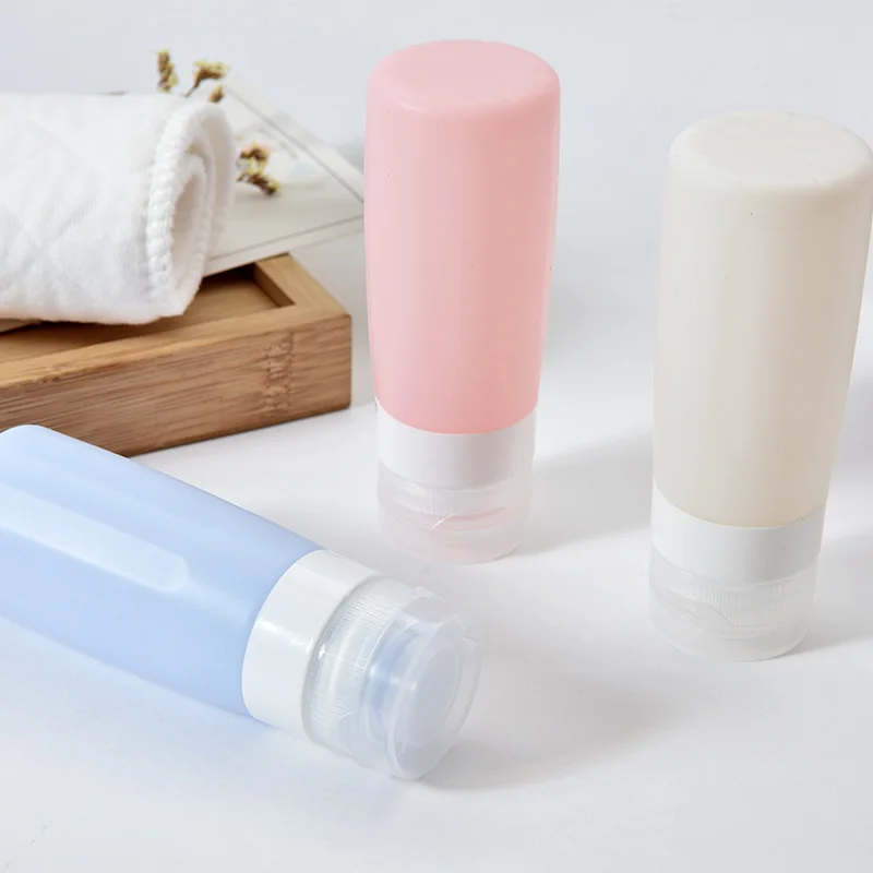 85ml Silicone Bottling Travel Bottling Silicone Storage Lotion Bottle Portable Household Goods Empty Bottle Containers Tools