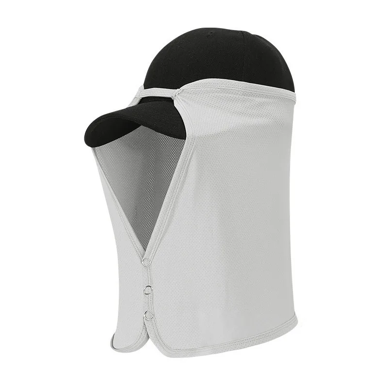 Schnelltrocknende Angelkappe mit Gesichts- und Nackenschutz, Sonnenschutzmaske, UV-Schutz-Visier, Kopfbedeckung für Outdoor-Sport, Golf, Wandern, Schleier, Reisehut