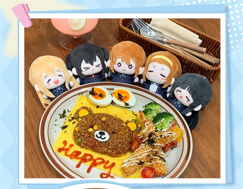 K-ON! Anime Plüschpuppe Niedliche Yui Mio Ritsu Tsumugi Azusa Gefüllte Chibi-Puppe Kawaii Mini After-School-Tea-Time Plüschtier für Fans – Detail 2