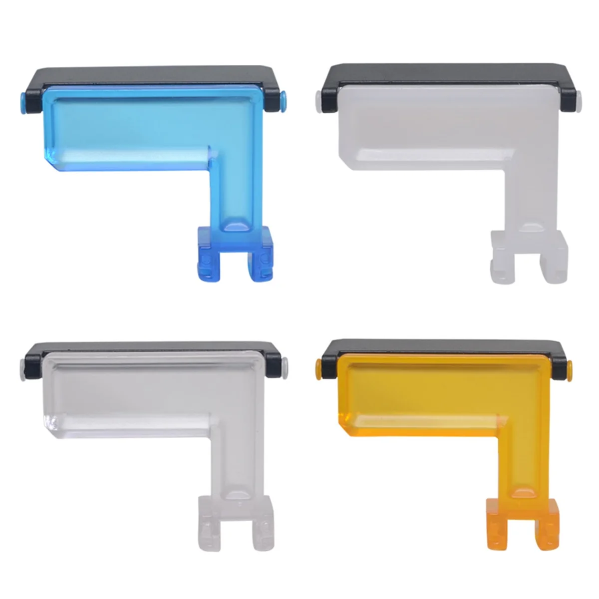 2025 + 4 ألوان 4 في 1 غطاء ناشر فلاش الكاميرا لـ A6500 A6400 A6300 A6100 A6000 NEX6 NEX7 DSLR فلاش ترتد الناشر