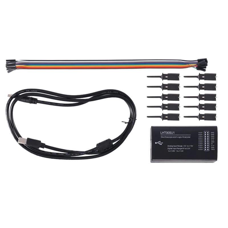 

LHT00SU1 Virtual Oscilloscope Logic Analyzer Plastic Logic Analyzer With 16Mhz Max Sampling