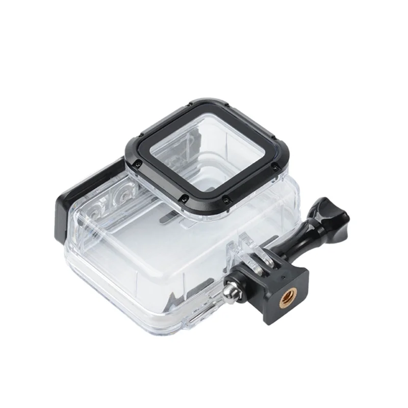 ABKQ-Per Insta360 ONE RS 4K Action Camera Custodia subacquea 60M Custodia impermeabile Obiettivo Scatola impermeabile Guscio protettivo di ricambio