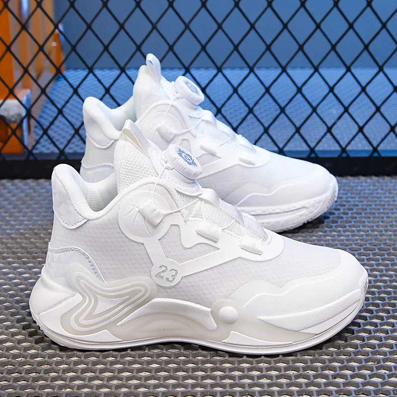 New Arrival Kids Basketball Shoes Boys Sports Shoes Lightweight Tennis Casual Daily School Children Sneakers Outdoor Girls Shoes