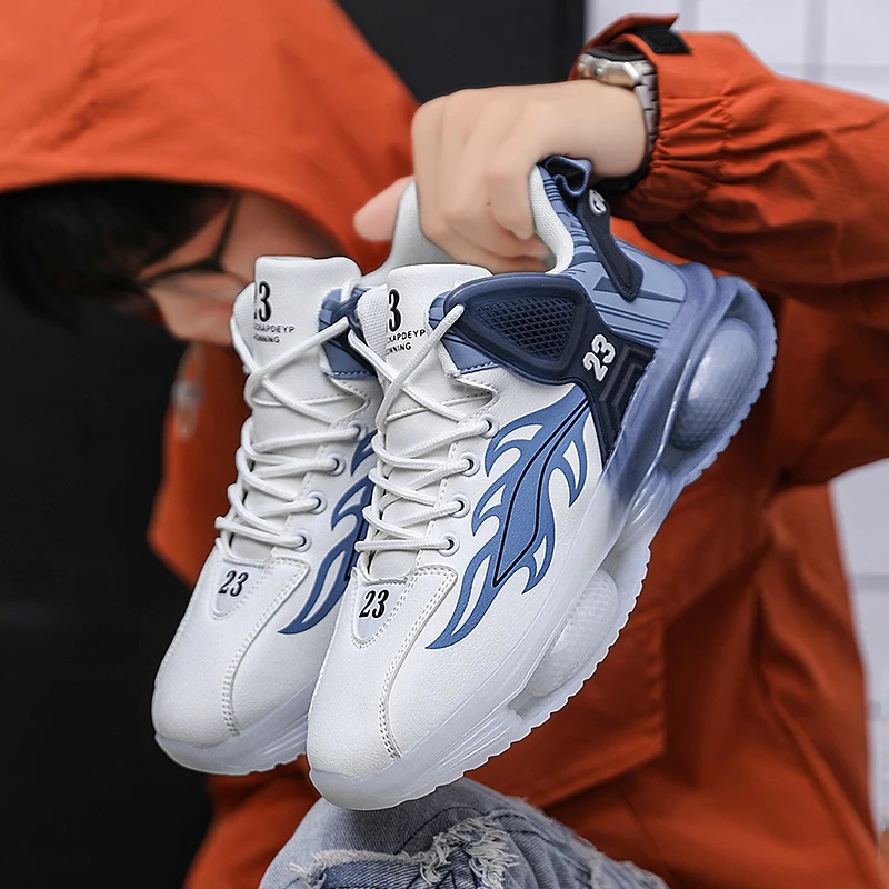 

Мужские спортивные кроссовки для прогулок на открытом воздухе, мягкие повседневные кроссовки, модельерские кожаные кроссовки, водонепроницаемые мужские теннисные кроссовки Masculina