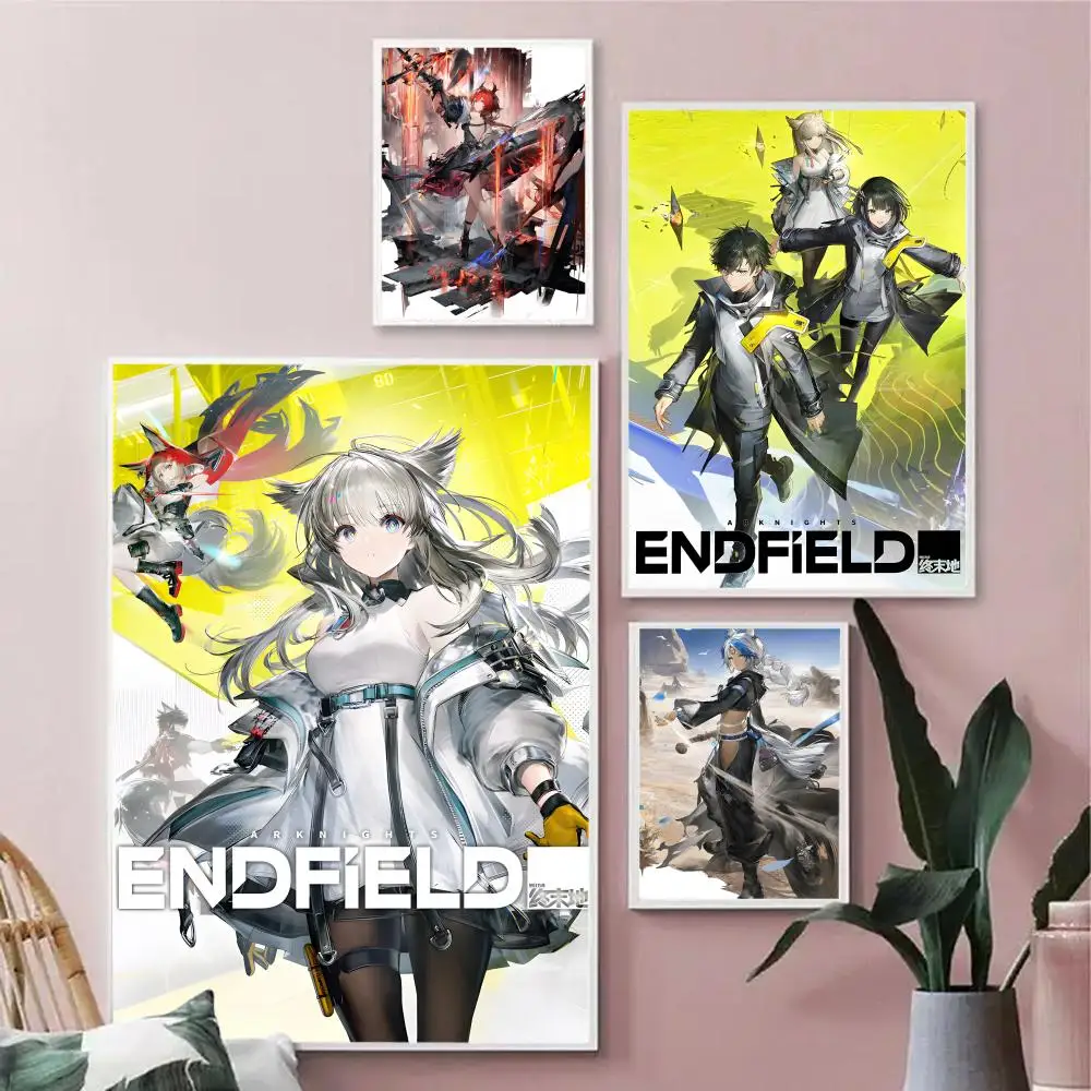 Video Game A-Arknights Endfield Poster Durable Painting Canvas Poster Wall Hanging Home Interior Decoration Art Mural Gift