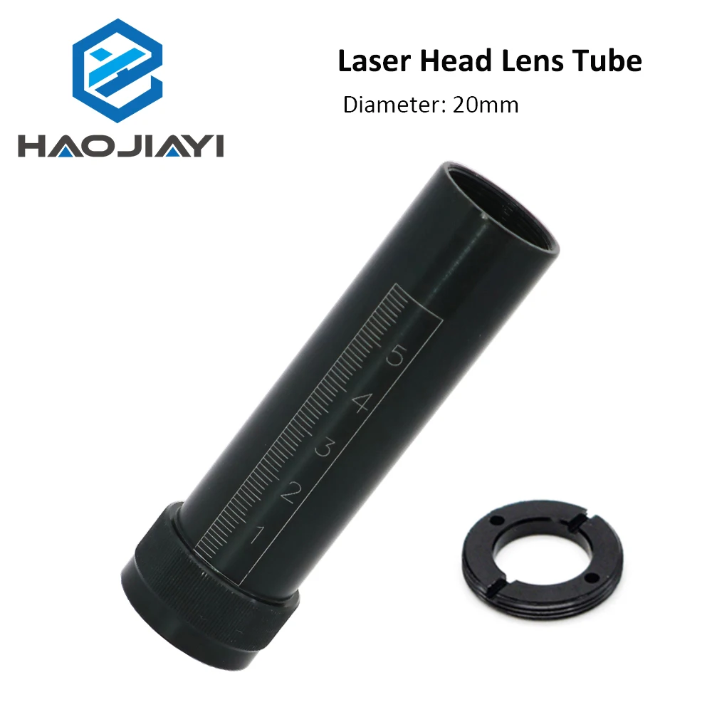 HAOJIAYI CO2 Laser Head Lens Tube O.D.25 Tube for D20 F50.8 Lens for CO2 Laser Cutting Engraving Machine cnc spindle mount