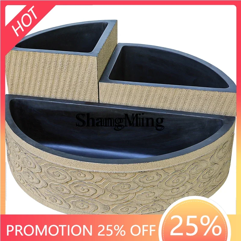 

ZYY домашний высококачественный открытый цветочный ящик, терраса, большой цветочный горшок, балконный кашпо, вилла, сад, цветочная кровать, орнамент