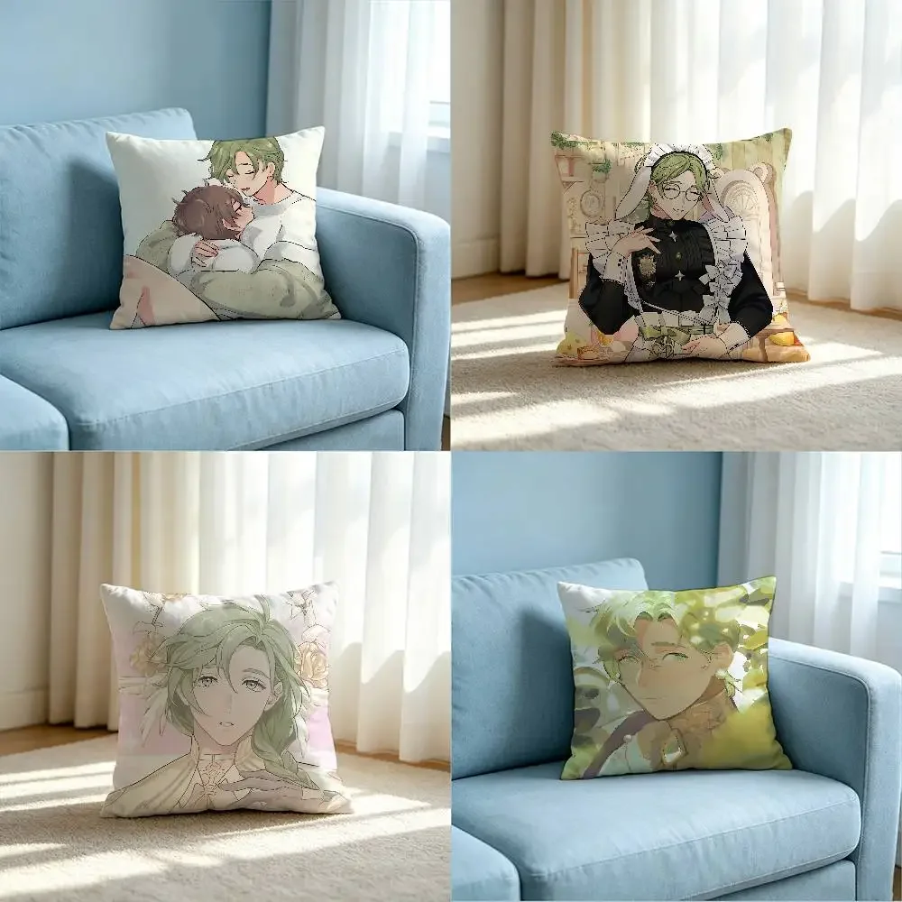 Kawai-R-rIkka-Takanashi-S Customizable Square Pillowcases, Stylish And Soft, Perfect For Beds, Cars, And Sofas.