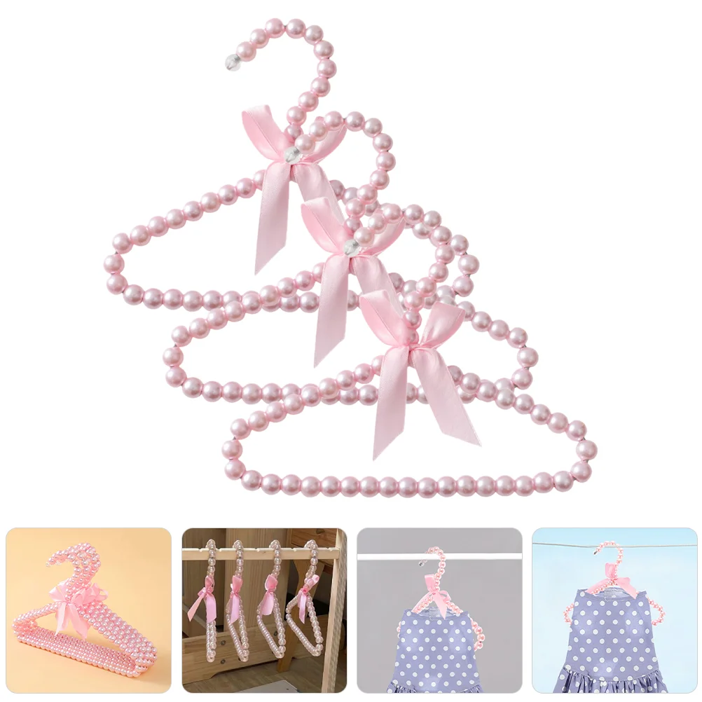 

Baby Clothes Hangers for Closet Newborn Gifts Clothing Support Pink Plastic Toddler Children's