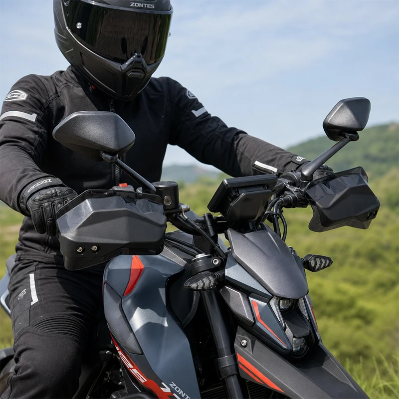 For ZONTES ZT-125U1 ZT-155U1 ZT-200U1 ZT350GK ZT125GK ZT155GK Motorcycle Handguards Shield Guards Windshield ZT-125