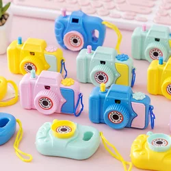 2Pcs Children's Projection Camera Educational Toys Cartoon Fun Camera Modeling Toys Outdoor Photography Kids Baby Learning Toys