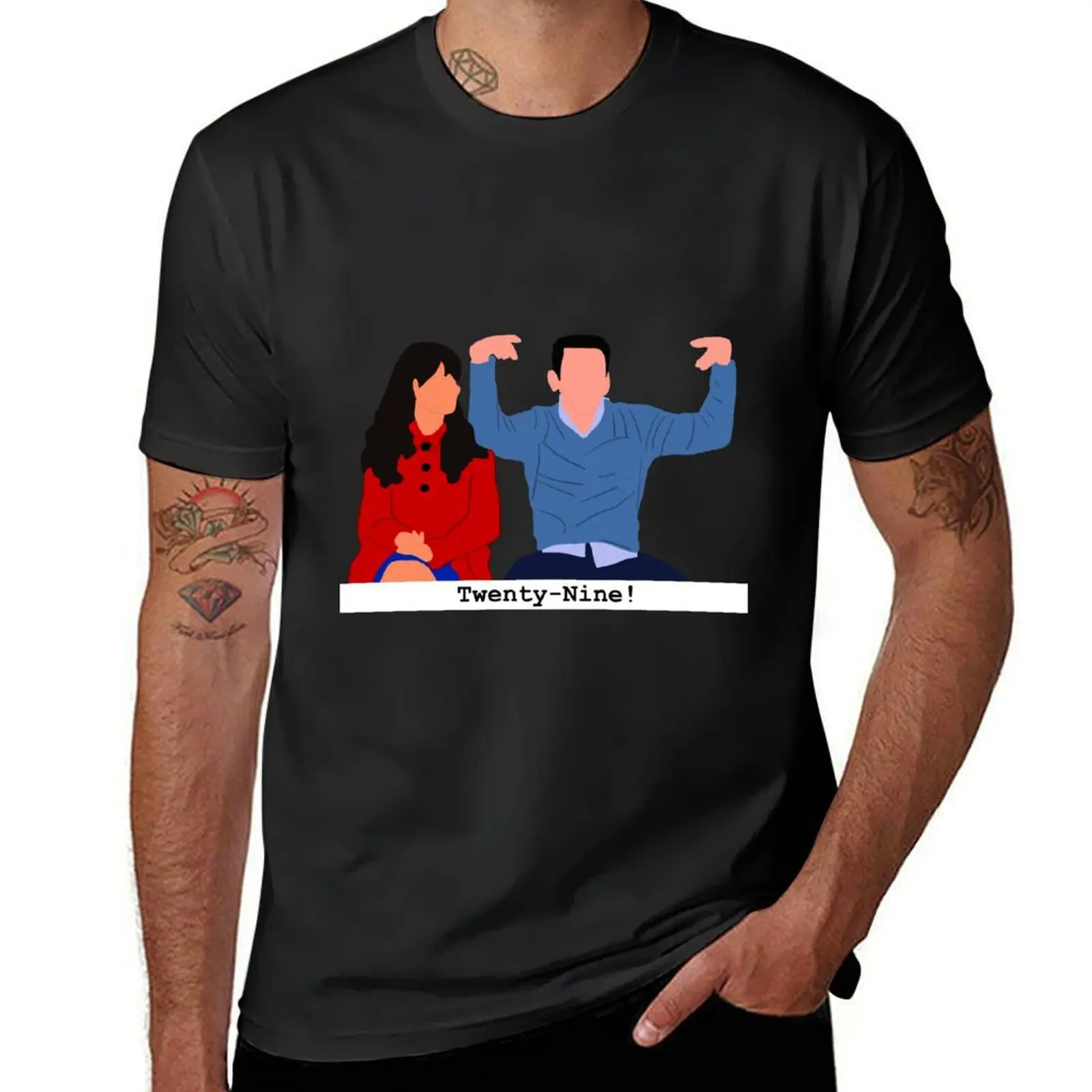 New Girl 29 Scene T-Shirt plus sizes boys whites T-shirts for men cotton