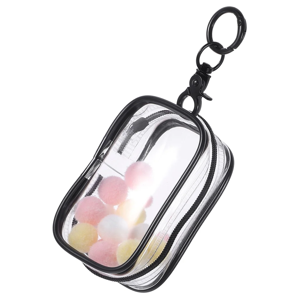 

Kit Bag Babies Dolls Useful Display Doll’s Black Pvc Small Clear Zipper Pouches