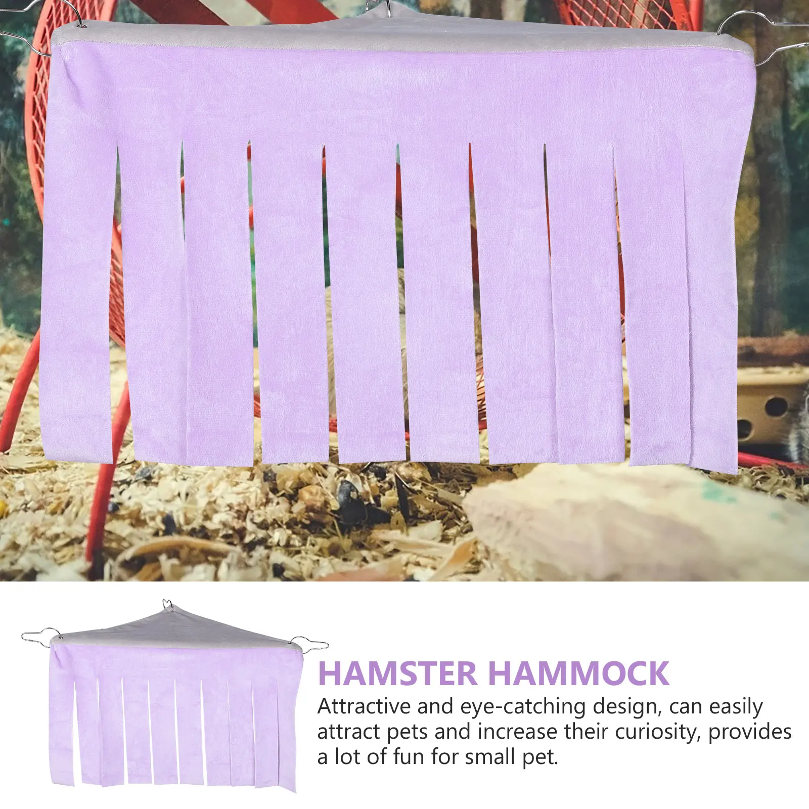 

Pet Shelter Small Hammock Tent Hideout for Hamsters Guinea Pigs Chinchillas Rabbit Durable Machine Washable Long Term Use Small