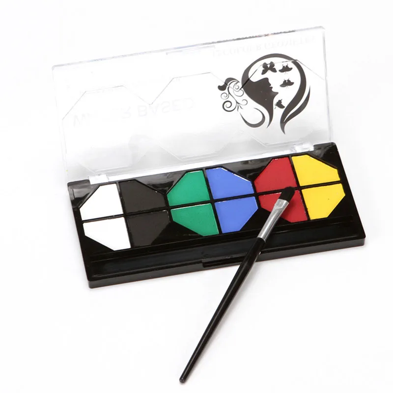 16 Farben Gesichts farbe Kit umwelt freundliche ungiftige DIY wasch bare Farbe sichere Gesichts-und Körperfarbe für Kinder Teenager Erwachsene