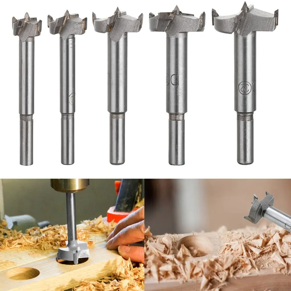 Steel Wood Cutter Tools Hole Saw Cutter Woodworking Core Drill Boring Drill Bits Wood Drilling Forstner Drill Bit 16mm-35mm