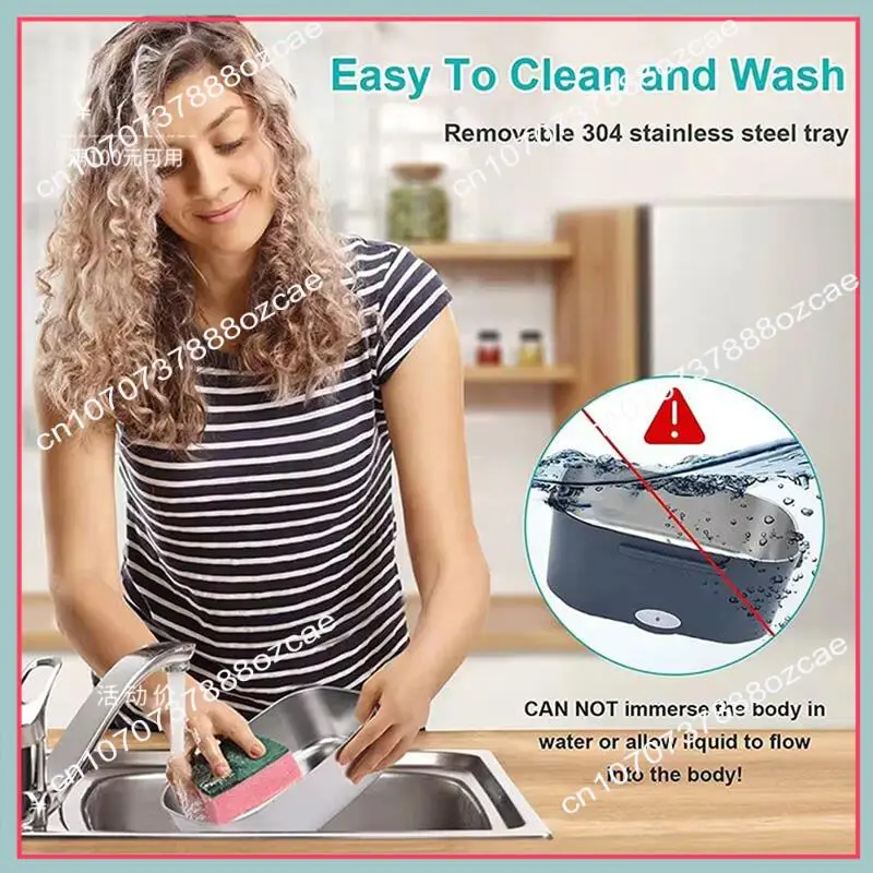 

A26P Электрический ланч-бокс, подогреватель еды, контейнер из нержавеющей стали для дома и офиса, идеально подходит для путешествий и работы, вилка европейского стандарта