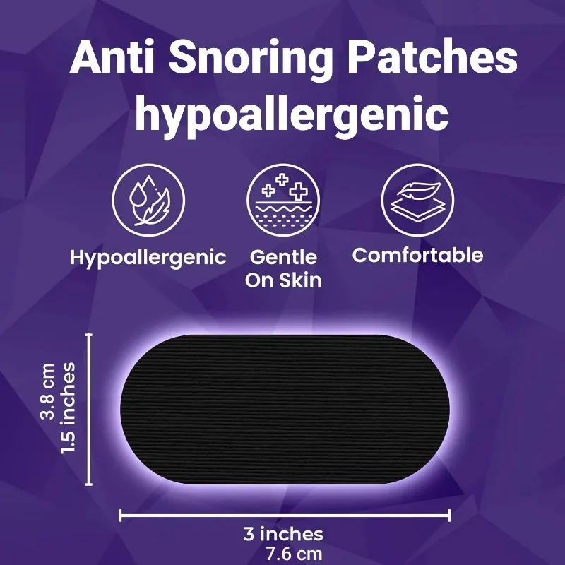 60Pcs Mouth Tape Sleeping Anti Snoring Sleep Best Breathing Nasal Strips Medical Grade Improved Sleeping Snoring Relief