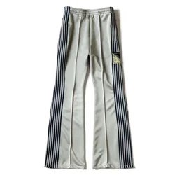 22AW KAPITAL Hirata Tricolor Polyester Side Zipper Vertical Stripe Elastic Japan Style Popular Loose Pants