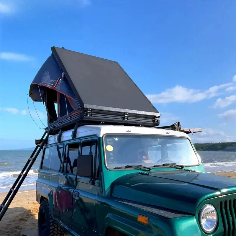 

Outdoor Hard Shell Roof Top Tent for SUV and Pickup for Overland Camping on Car Rooftop