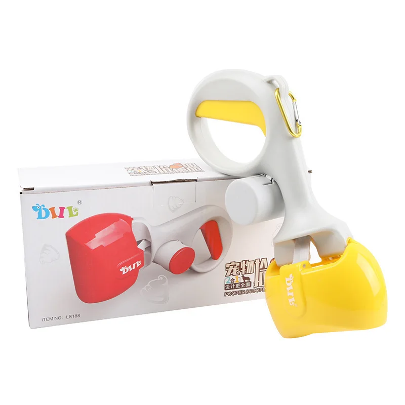 

1 Pc Pooper Scooper Portable Dog Pooper Clip Dog Cleaning Products Can Be Operated with One Hand for Easy Carrying Wholesale