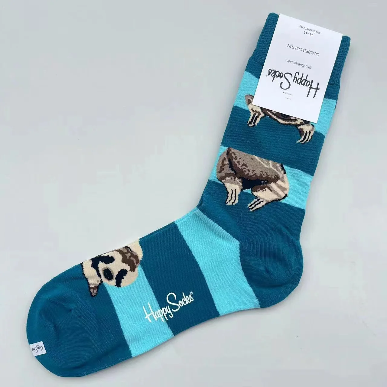 Happy Socks Mid-tube sokken voor heren Vier seizoenen puur katoen Klassieke sokken MAAT 41-46