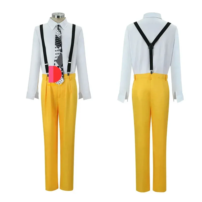 حار بيع هالوين قناع جيم كاري البدلة الصفراء وقناع تأثيري حلي الذكور دور اللعب الزي جديد هالوين حزب حلي