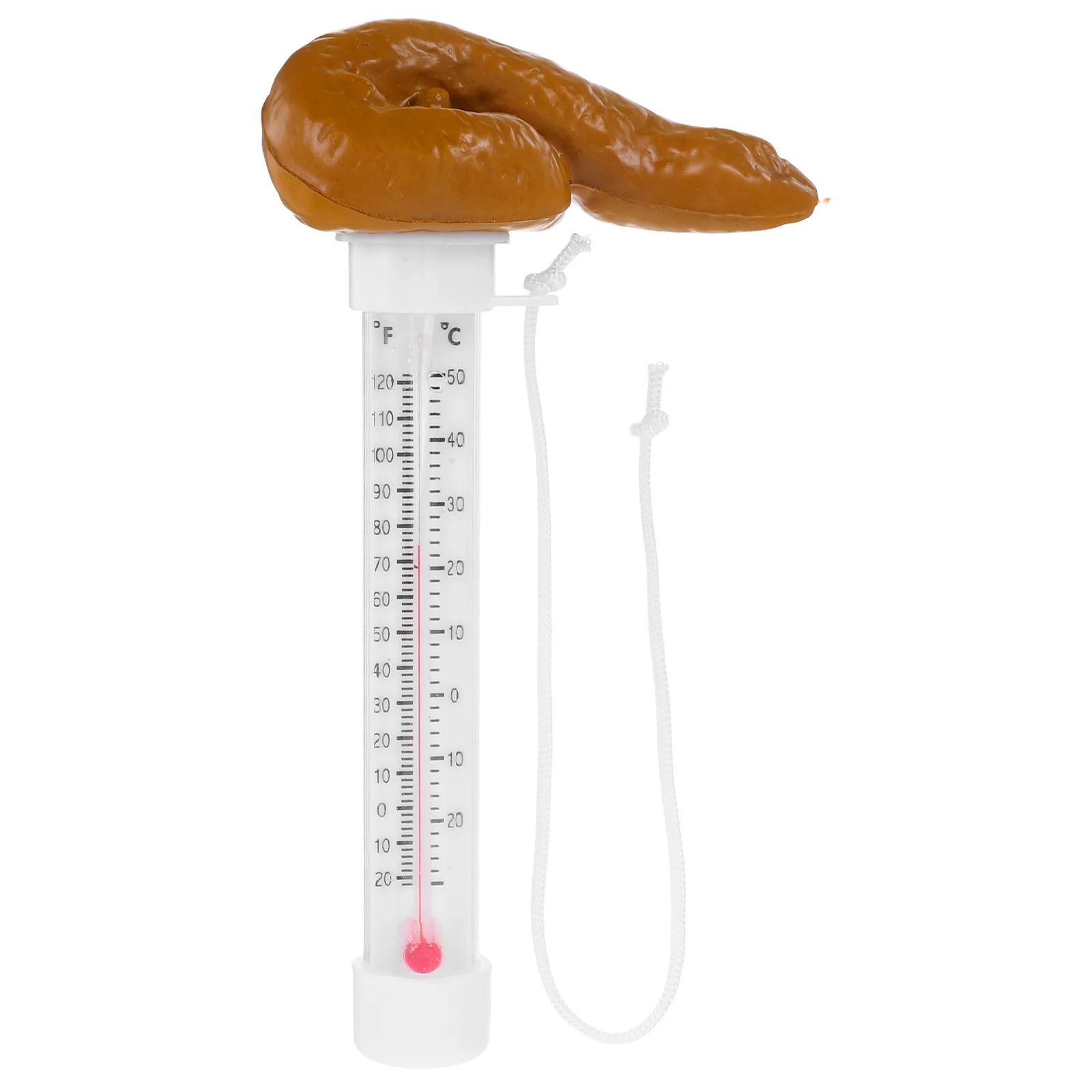 ميزان حرارة حمام السباحة على شكل أنبوب عائم، قراءة سهلة لدرجة حرارة الماء لحمامات السباحة والمنتجعات الصحية وأحواض استحمام ساخنة، استخدام ميزان الحرارة والمياه