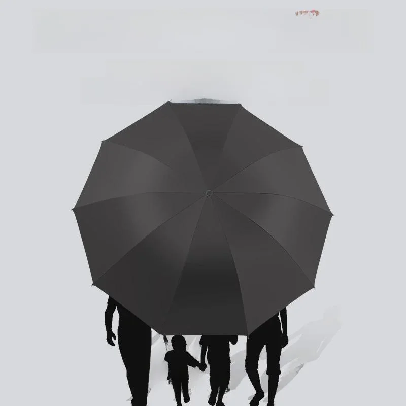 

Large Double Umbrella Ten Bones Super Large Reinforced Steel Frame Busin Sunade Umbrella Men's Women's Rain Umbrella