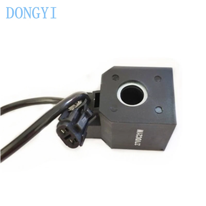 Pilot Solenoid Valve Coil R55 150 210 220 225-5 Safety Lock Excavator Accessories DC12V DC24V