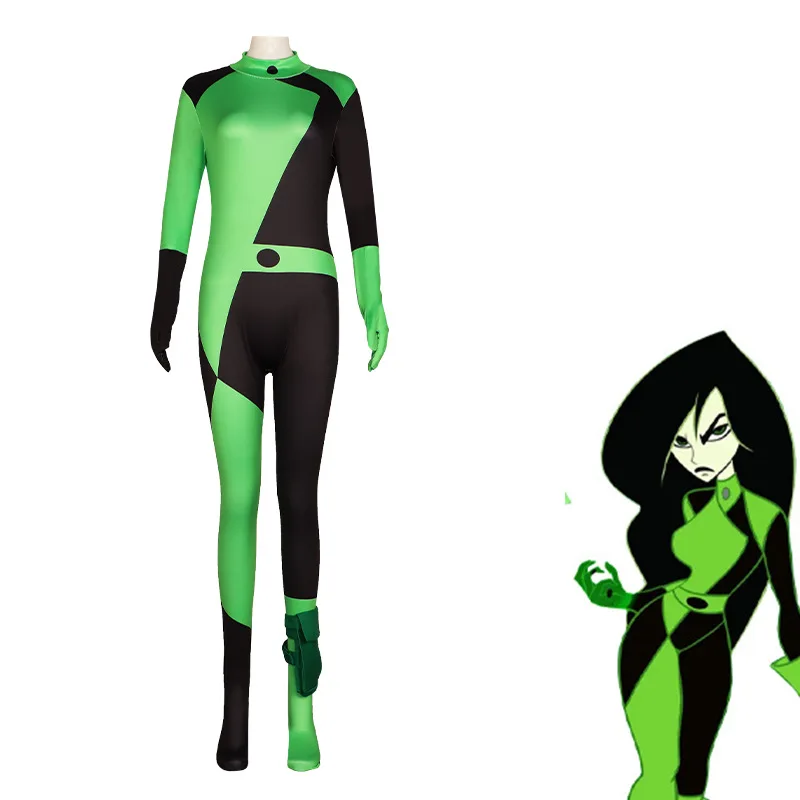 Костюм для косплея, аниме Kim Possible, комбинезоны, сумка, наряды IUI758F0, боди Шиго на Хэллоуин, комбинезон для взрослых C Костюм для косплея, аниме Kim Possible, комбинезоны, сумка, наряды IUI758F0, боди Шиго на Хэллоуин, комбинезон для взрослых C