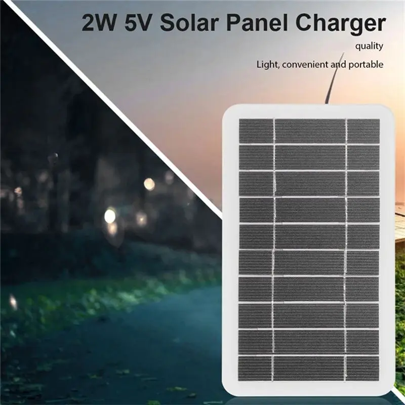 New-Solar Portable Charging Board Waterproof Solar USB Suitable For Outdoor Travel And Camping Mobile Power Supply