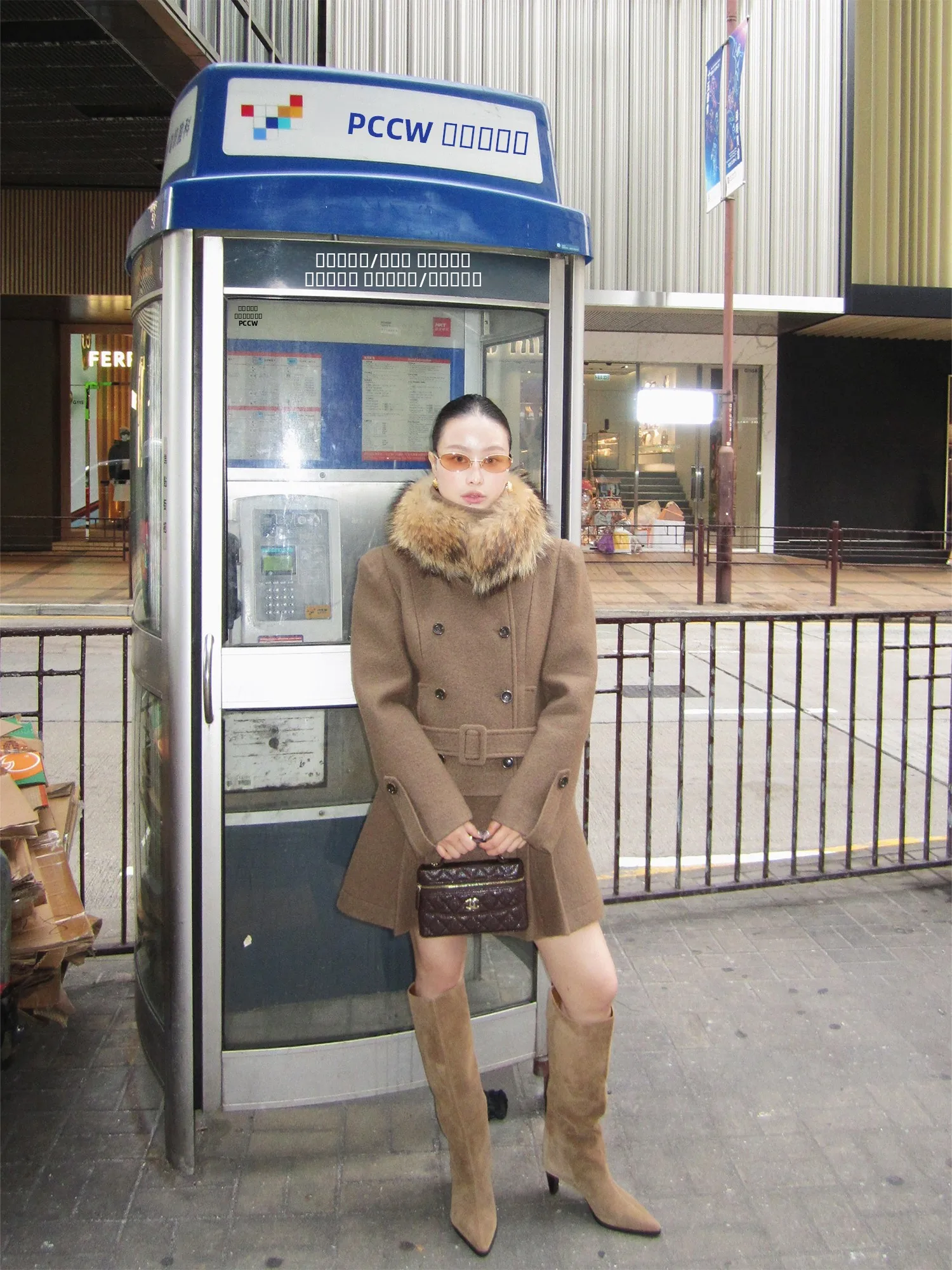 

Miss Zhu's Double-Faced Woolen Coat Dr Fem Vintage Mid-Length Autumn Winter New Sle Faionable French Sle Thiene...