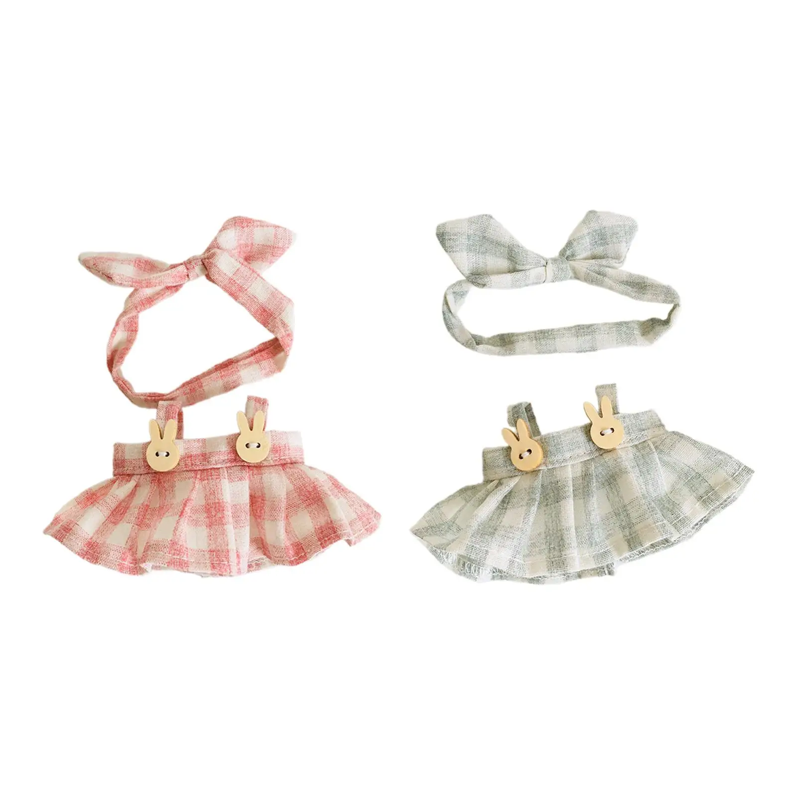 Urocze ubranka dla lalek, zestaw akcesoriów dla lalek, odzież ręcznie robiona, prezent dla dziewczynek, sukienki do przebierania, kreatywne ubranka dla lalek mini dla dzieci.