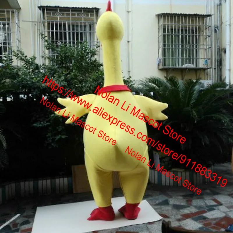 Disfraz de Mascota de pollo chillón de Material EVA de alta calidad, traje de dibujos animados para fiesta de cumpleaños, Cosplay, mascarada, tamaño adulto 979