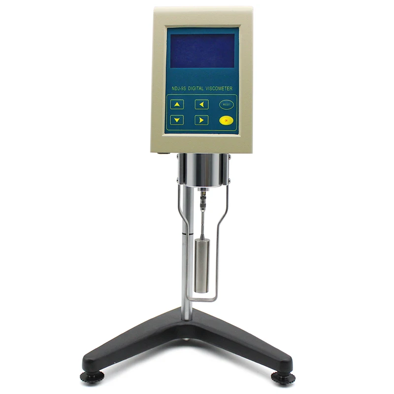 NDJ 9S Laboratory Brookfield Viscosity Measuring Meter With Temperature Sensor Rotary Digital Viscometer For Fluid Liquid