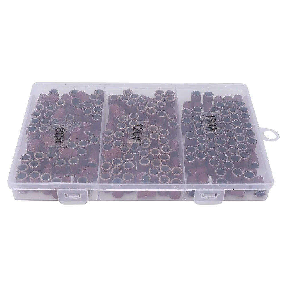210pcs 2.35mm Sanding Bands Replaceable Electric File Compatible Nail Sanding Bands Pedicure Sanding Bands For Gel Manicures