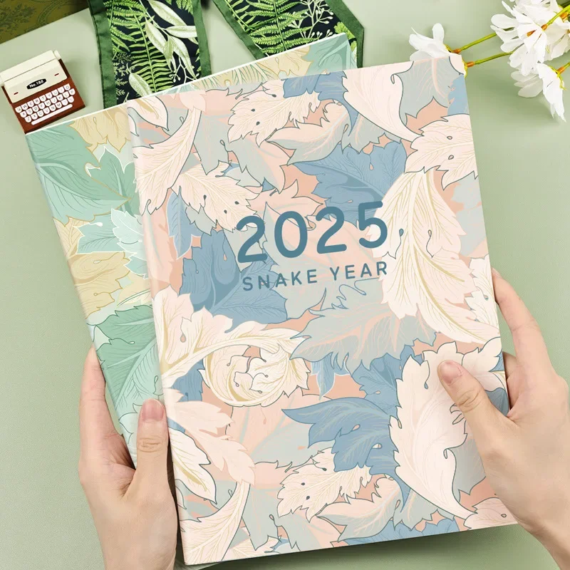 2025 Calendar Planner Notebooks Kawaii Yearly Notepad Daily Planner Agenda Schedules Organizer Budget Planner Diary Stationery