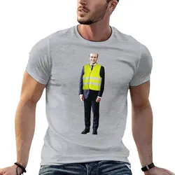 Macron - Yellow Vests T-Shirt graphic t shirts boys t shirts mens white t shirts