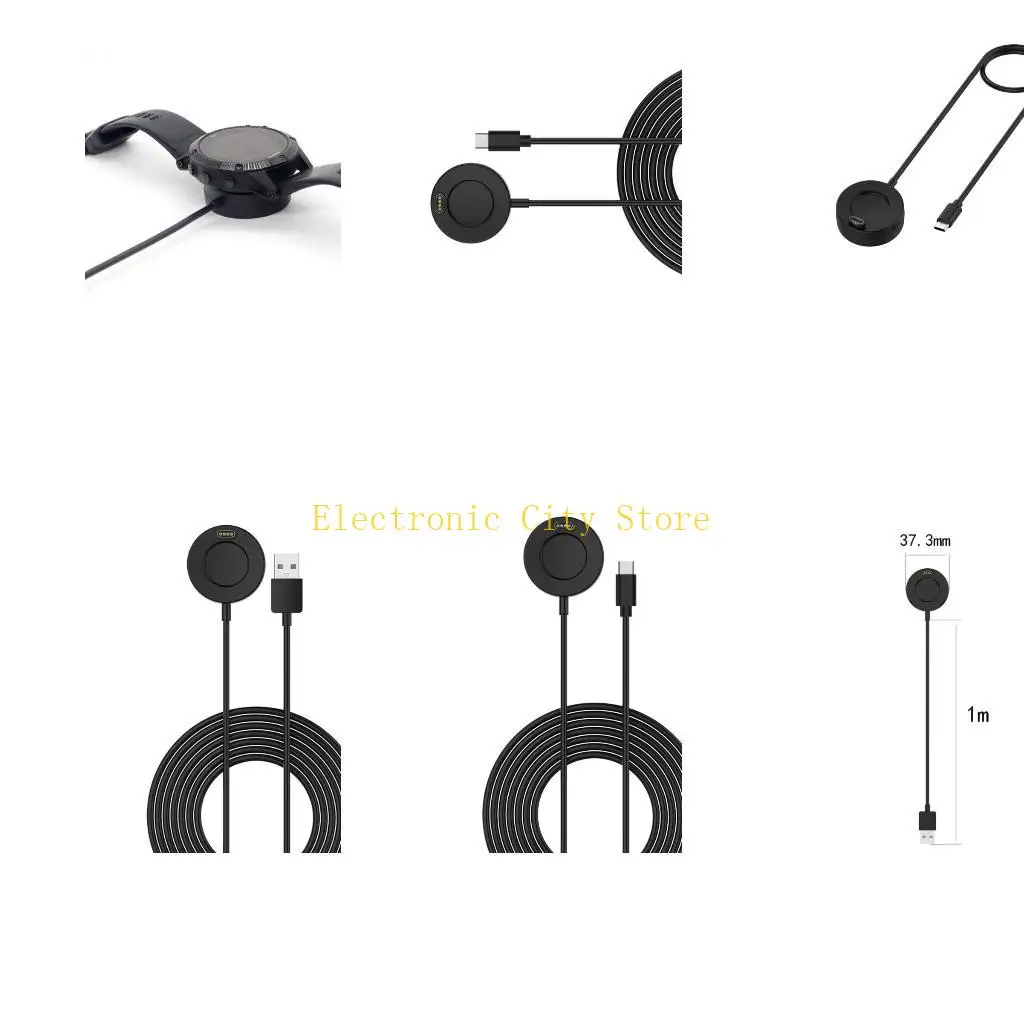 

Надежный USB -кабель Quick Piews Screence PC Подключение портативного конструкции замены питания кабель подходит для Watch Hu8d