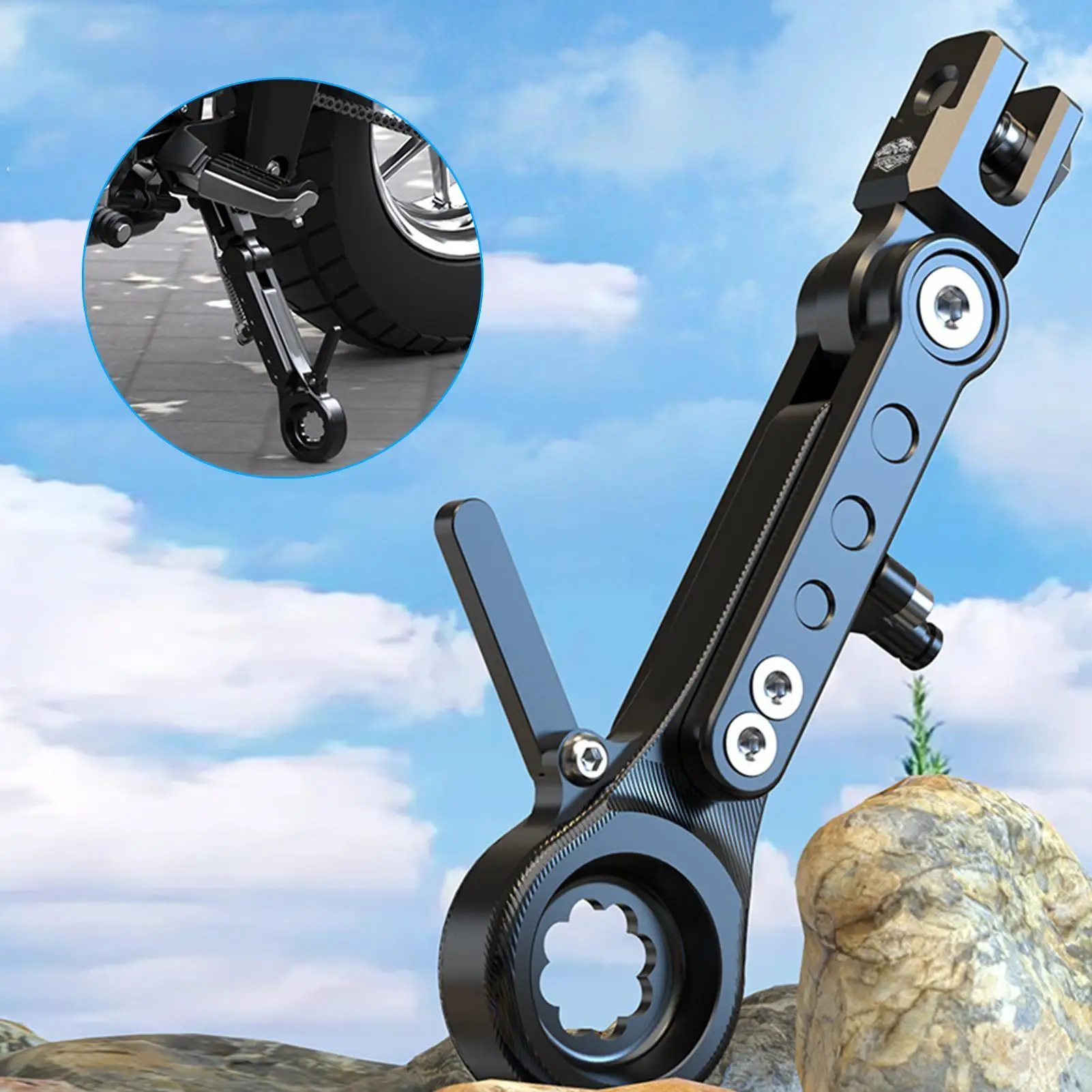 

Kickstand Motorcycle Motorbik Foot Side Support Adjustable Parking Kickstand For Electric Motorbik For Men Women Boys Girls