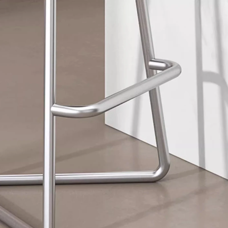 الشمال المنزل كرسي طويل الساق مصمم جميلة الداخلية الحد الأدنى كراسي بار مريح المعادن sillas الفقرة اسلا دي cocina الأثاث #4