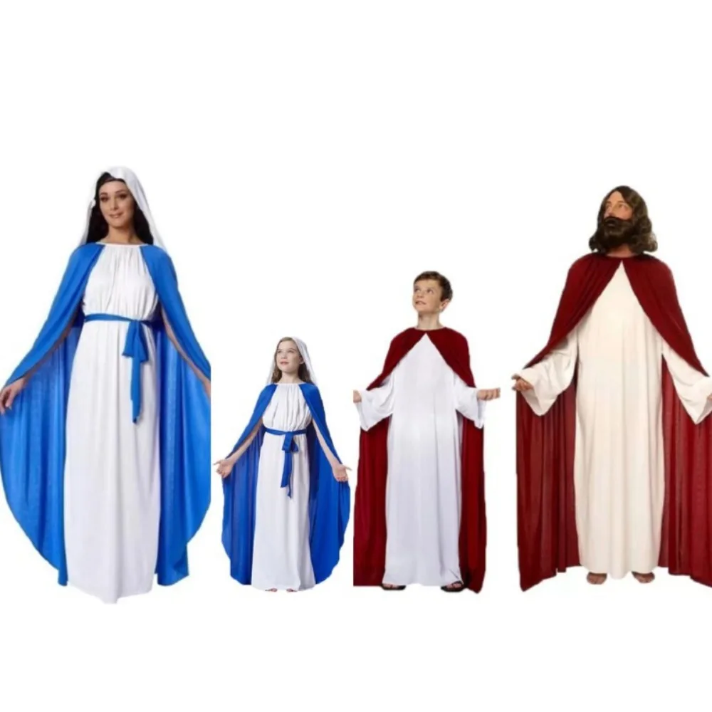 

Halloween Priest Costume Set with Cape - Ideal for Jesus Cosplay Performance